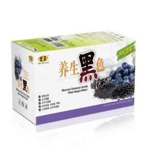 Hei Hwang Black Mixed Cereal with Bilberry Powder 450g