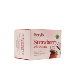 Beryl's Double Layered Strawberry Chocolate & Milk Chocolate 60g