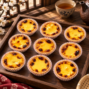 Portuguese Tart – Soft Flaky Crust